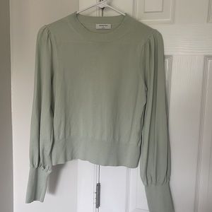 Soft mint green Babaton sweater